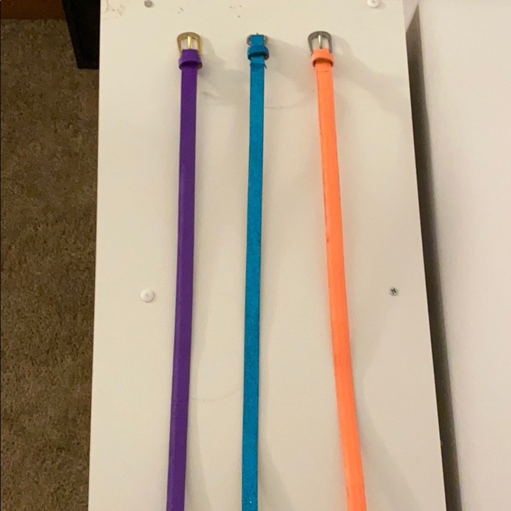Colorful belts